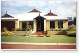 Building display - limestone walls