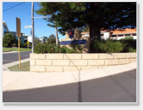 Bunbury Senior High School Limestone Retaining